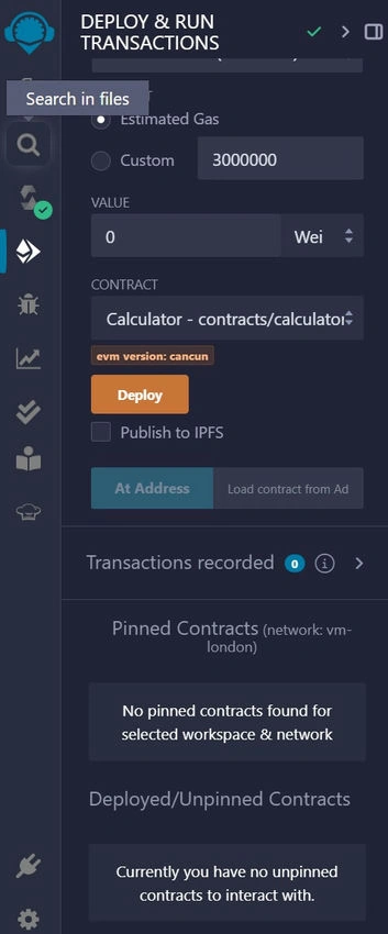 Run Transaction 