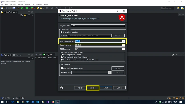 Using Eclipse Build A Simple Online Shopping Site With Angular IDE Plugin