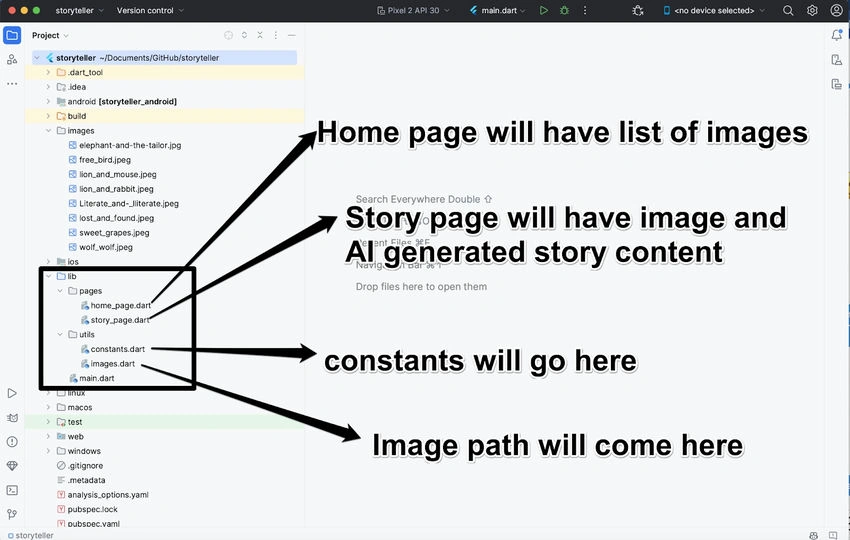 Folder structure
