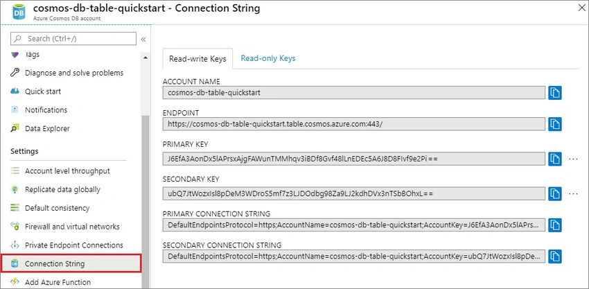 Connection String