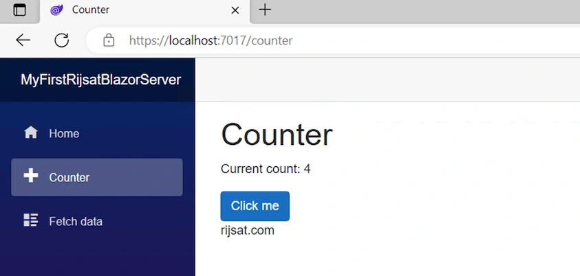 Web App With Blazor In .NET 7