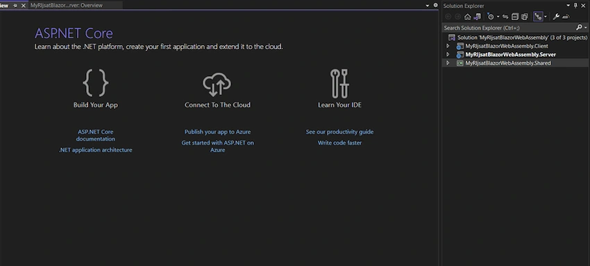 Web App With Blazor In .NET 7
