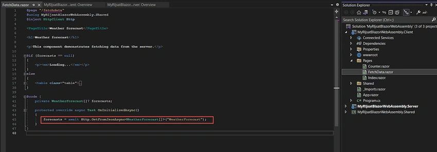 Web App With Blazor In .NET 7