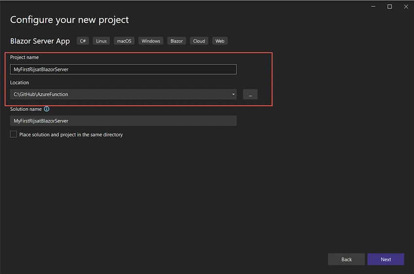 Web App With Blazor In .NET 7