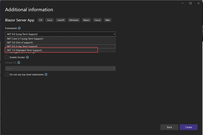 Web App With Blazor In .NET 7
