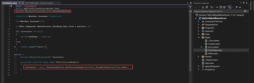 Web App With Blazor In .NET 7