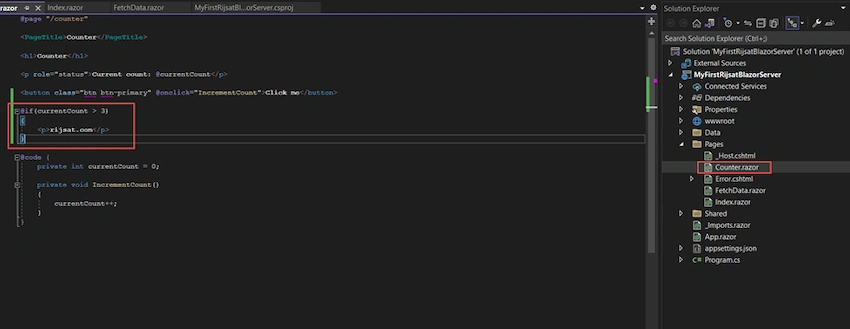 Web App With Blazor In .NET 7