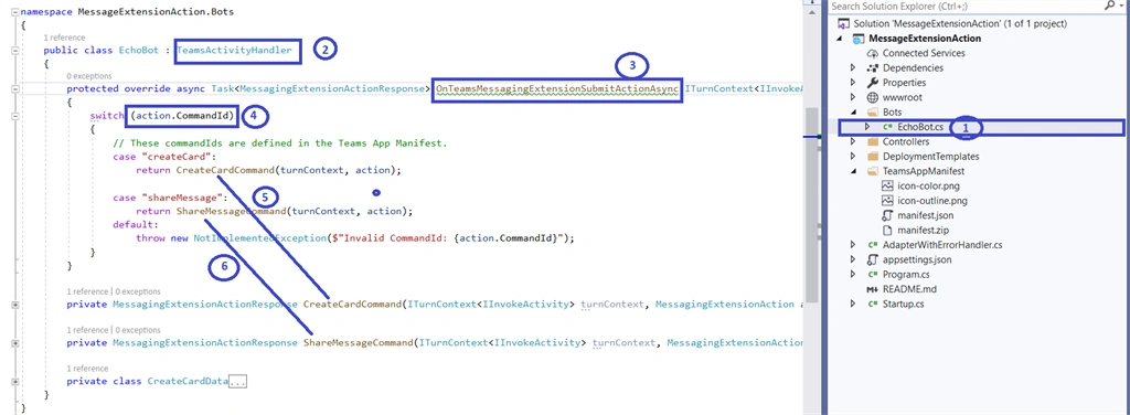 Build Action Based Messaging Extension With Microsoft Teams App