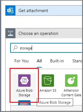Blob storage