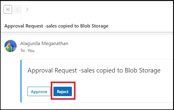 Approval request