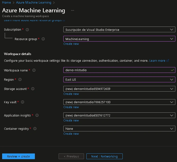 regression model of house renting Azure AutoML