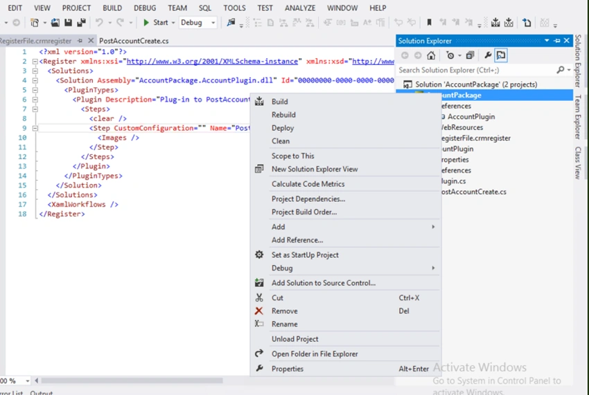 Plugin Solution