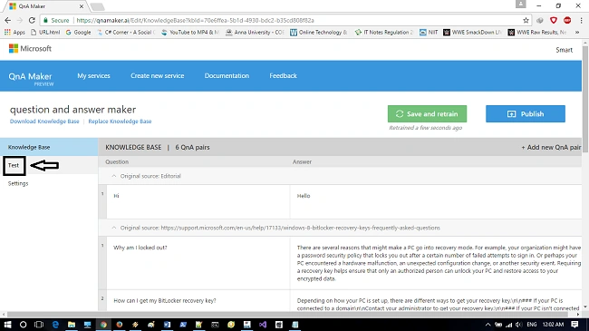 Publish QnA Bot