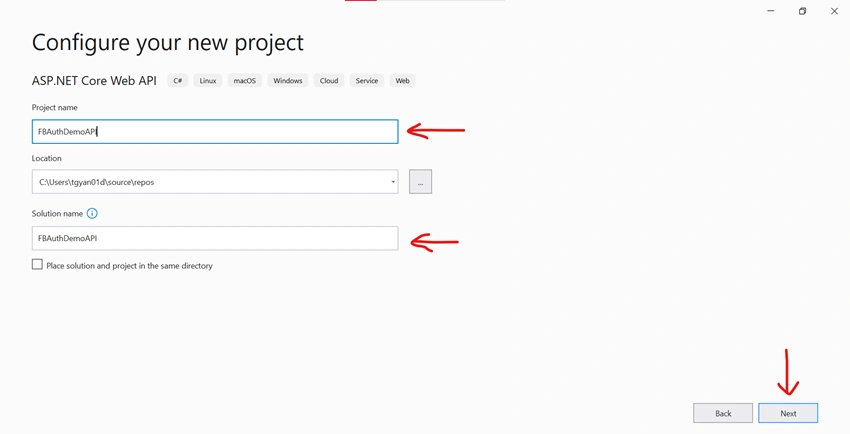 How to build and publish a .NET Core API to perform CRUD operations on Azure Cosmos DB (SQL API) and secure it using Facebook Authentication