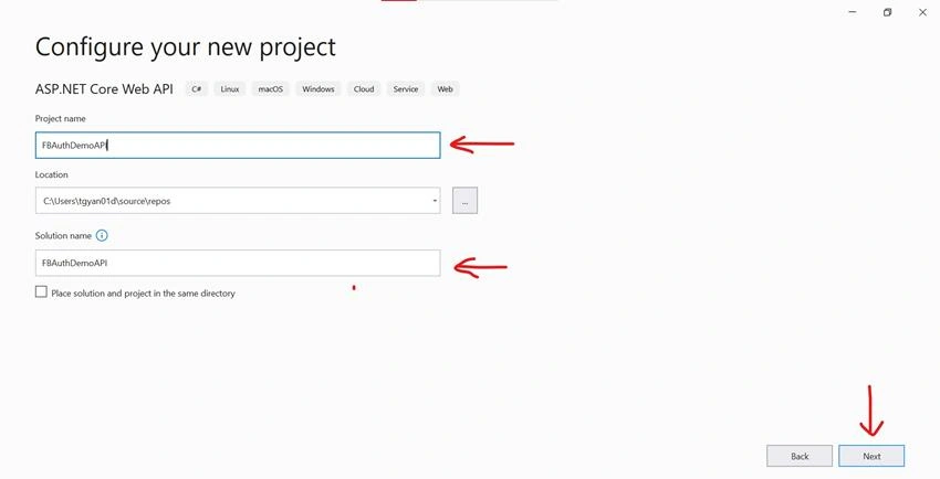 How to build and publish a .NET Core API to perform CRUD operations on Azure Cosmos DB (SQL API) and secure it using Facebook Authentication