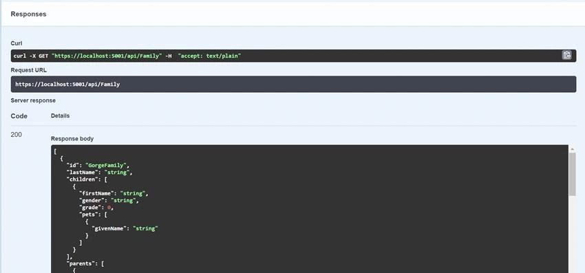 How to build and publish a .NET Core API to perform CRUD operations on Azure Cosmos DB (SQL API) and secure it using Facebook Authentication