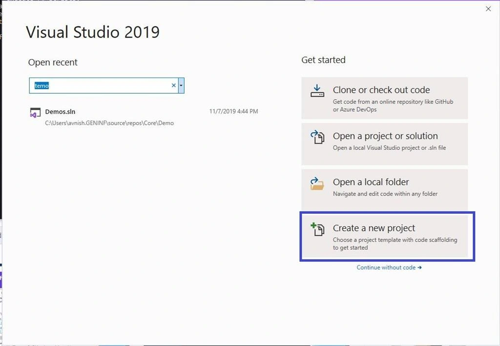 Build ASP.NET Core API Using Existing Database