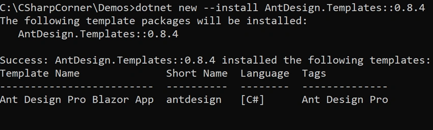 Build Blazor WebAssembly with Ant Design
