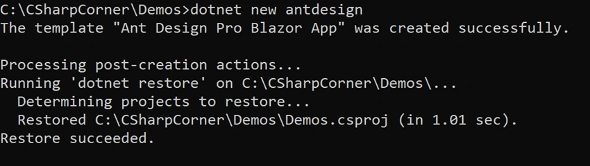 Build Blazor WebAssembly with Ant Design