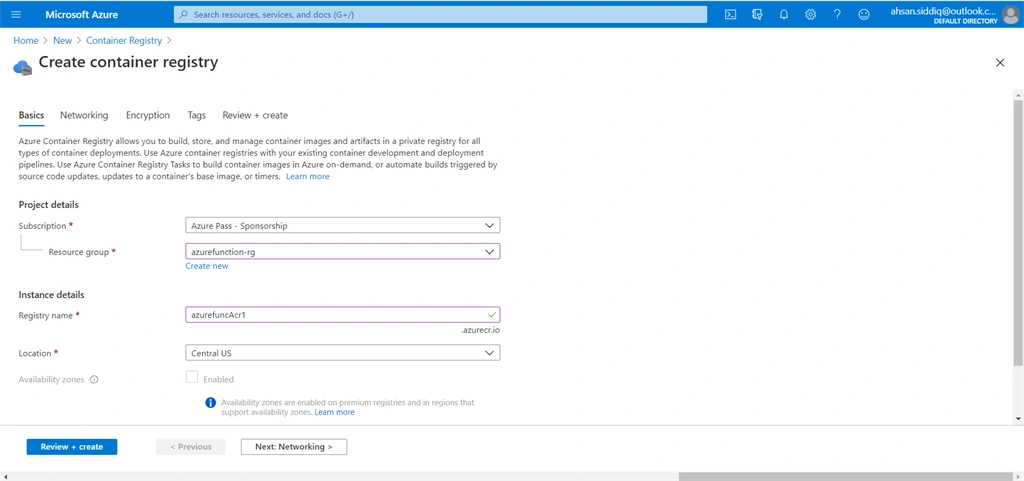 Build CI/CD Pipeline For Azure Container Instances
