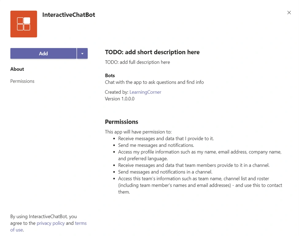 Build Personal 1:1 Conversational Bot With Microsoft Teams