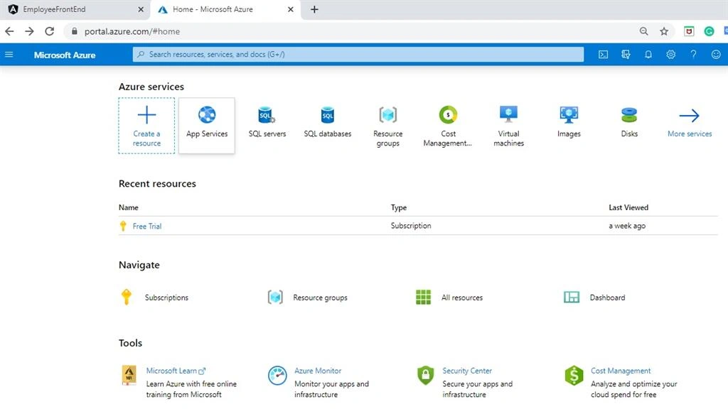 Build Crud Operation Using Angular 9 And .Net Core 3.1 WebAPI And Deploy To Azure