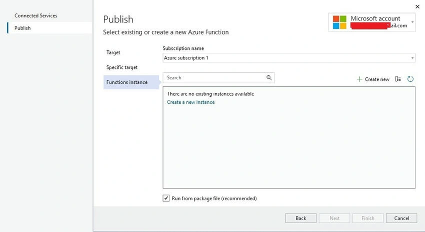Azure Function resource