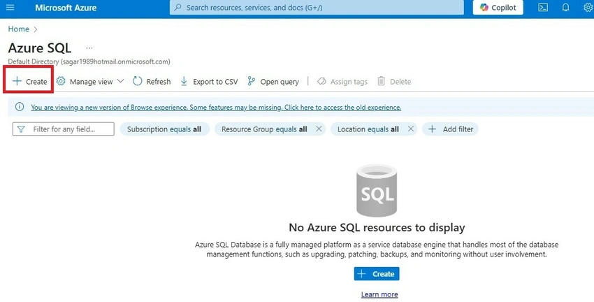 Azure Portal
