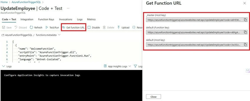 Function URL