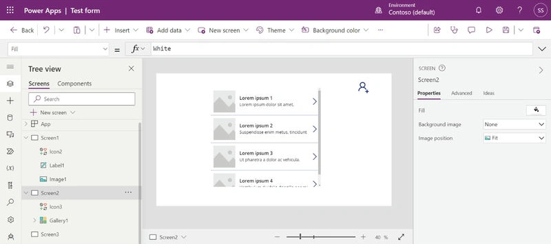 Build Form and Connect to table data