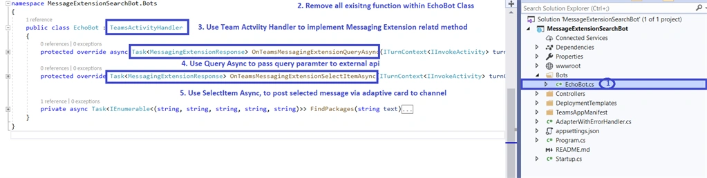 Build Search Based Messaging Extension With Microsoft Teams App