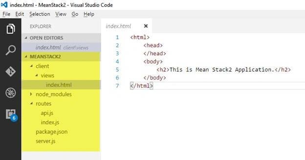 Mean Stack Application