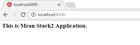 Mean Stack 2 Application