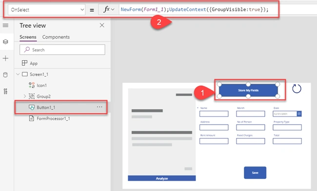 Build Power Apps Canvas App Consuming Form Processing AI Model – Power Platform AI Builder Series