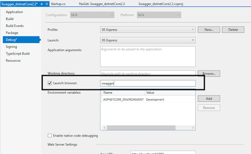 Build up swagger in asp.net core 2.2 Web API