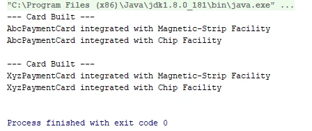 Builder Design Pattern Using Java Sample