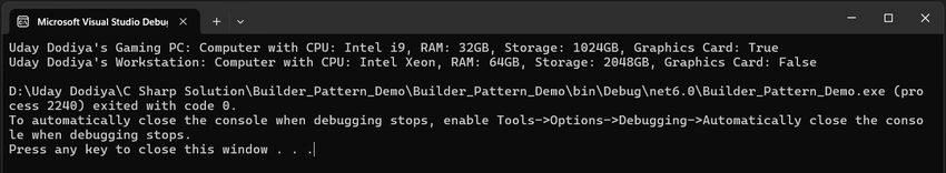 Visual Studio Debug