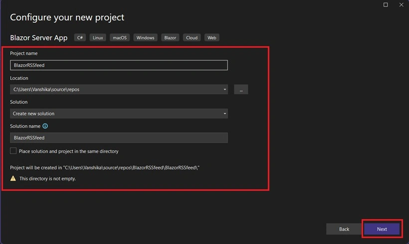BlazorRSSFeed