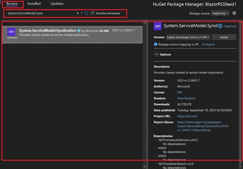 Solution Explorer