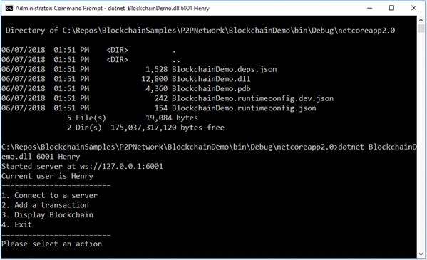 Blockchain in .NET Core