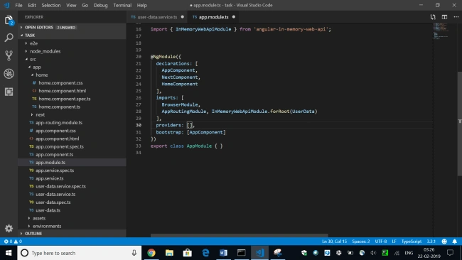 Building a CRUD application with Angular