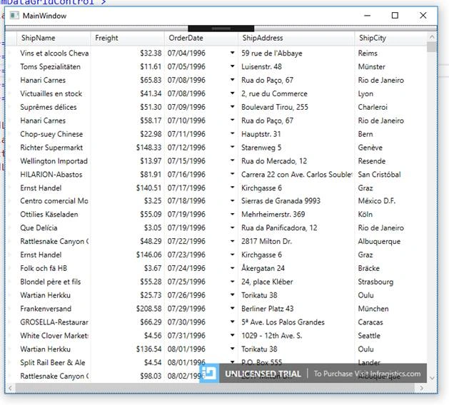 WPF 