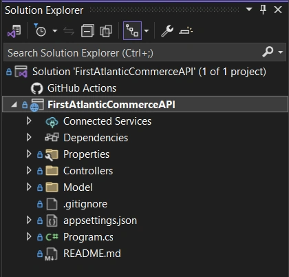First Atlantic Commerce API Project Structure
