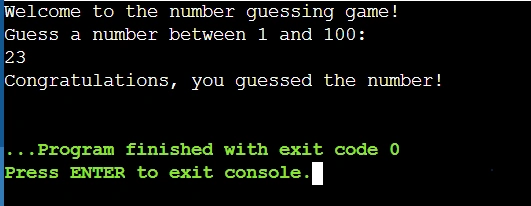 Number guessing game Java