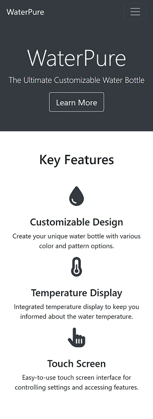 Responsive CSS Free Webpage