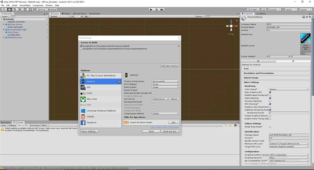 Building A Simple Google ARCore Demo With Simulator Augmented Reality
