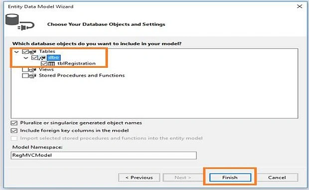 Database objects