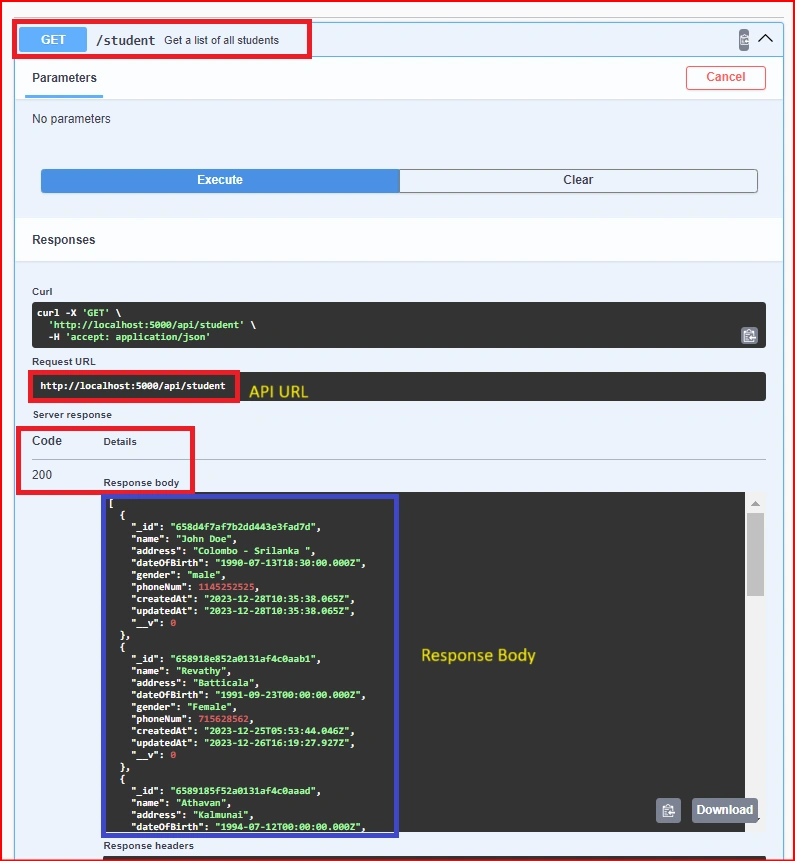Code details