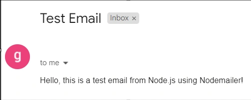 Test mail