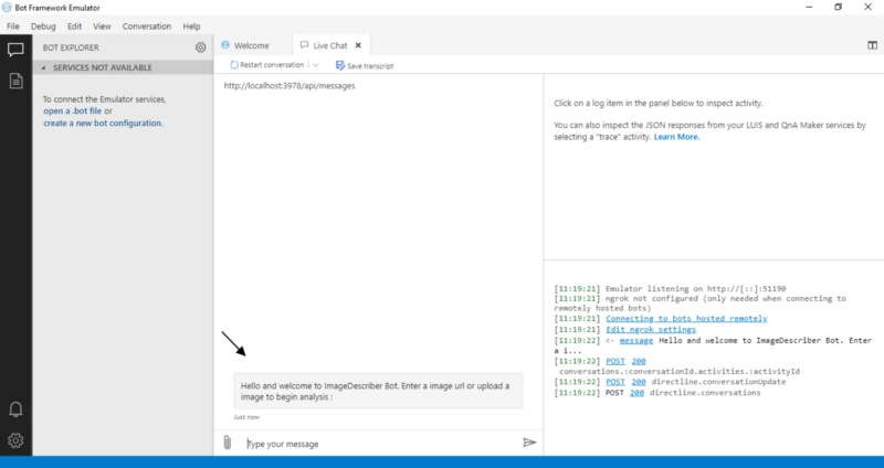 Building an Image Processor using Microsoft Bot Framework
